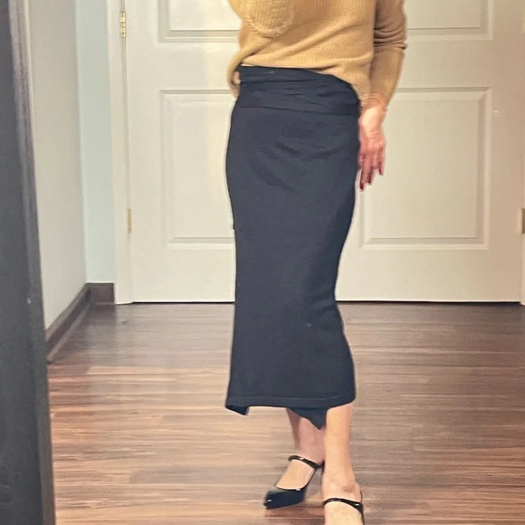 MM6 Maison Martin Margiela 100% wool wrap skirt size M - Picture 3 of 11